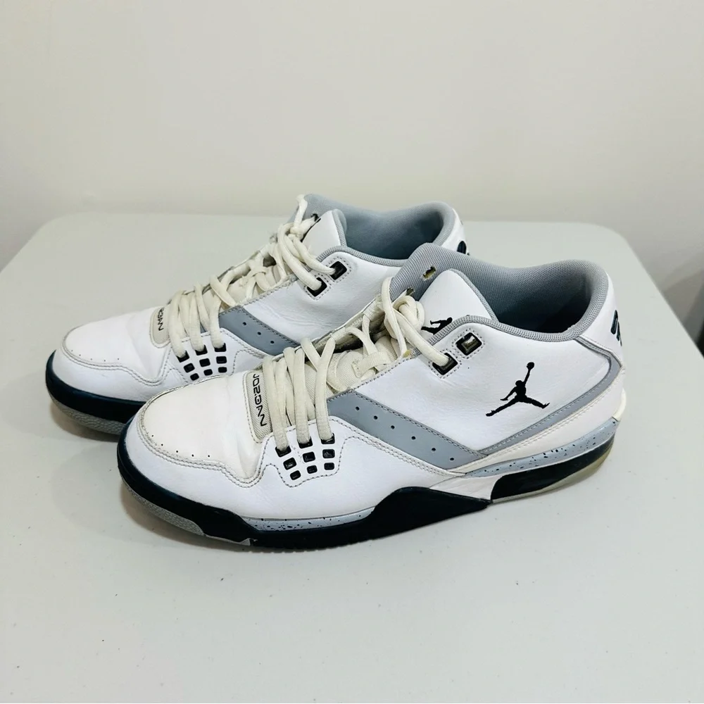 Nike Mens Air Jordan Flight 23 317820-117 White Basketball Shoes Sneakers Sz 9,5